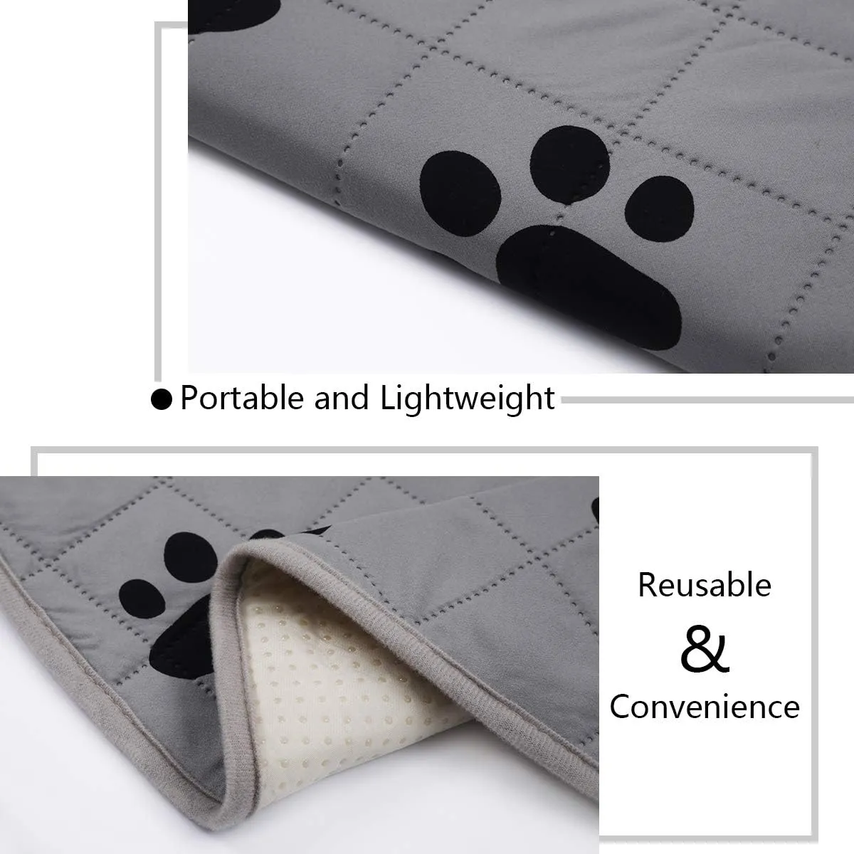 SPXTEX Dog Crate Pads Dog Pee Pads Rugs Washable Dog Pads, Non Slip Puppy Pee Pads for Small Dogs, Waterproof Pet Pad Rug, Dog Whelping Training Pads for Dogs, 1 Piece, 18"x24"