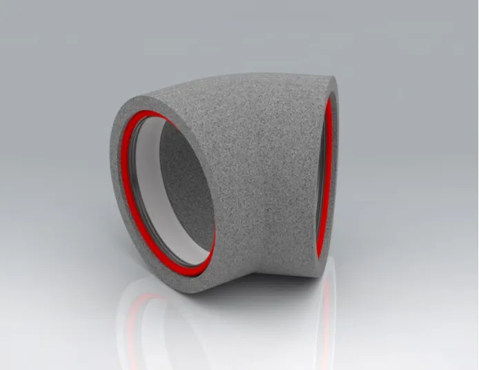 Verplas Sys160:SS Thermal 45 Bend (Individual)
