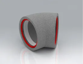 Verplas Sys160:SS Thermal 45 Bend (Individual)