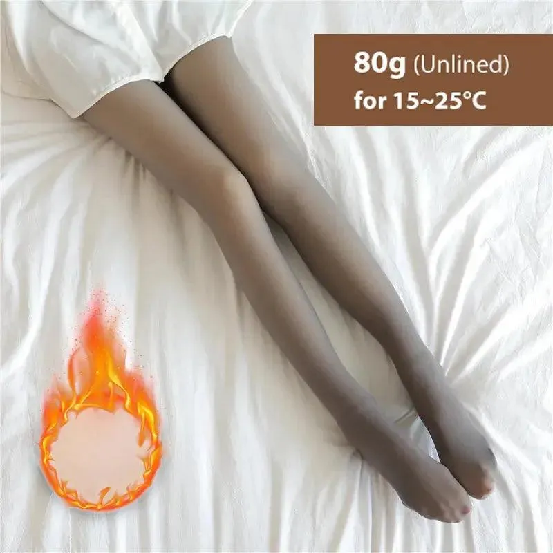 Winter Tights Warm Fleece Pantyhose for Women – High Waist Comfort